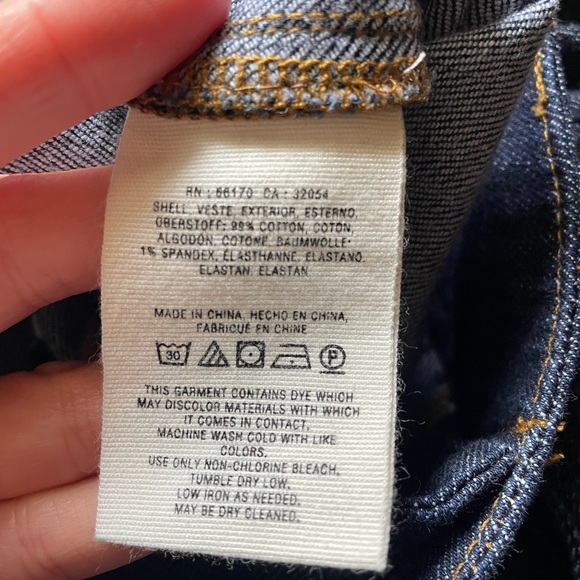 Pilcro wide leg button front trouser jeans, dark denim from Anthropologie - Picture 7 of 7